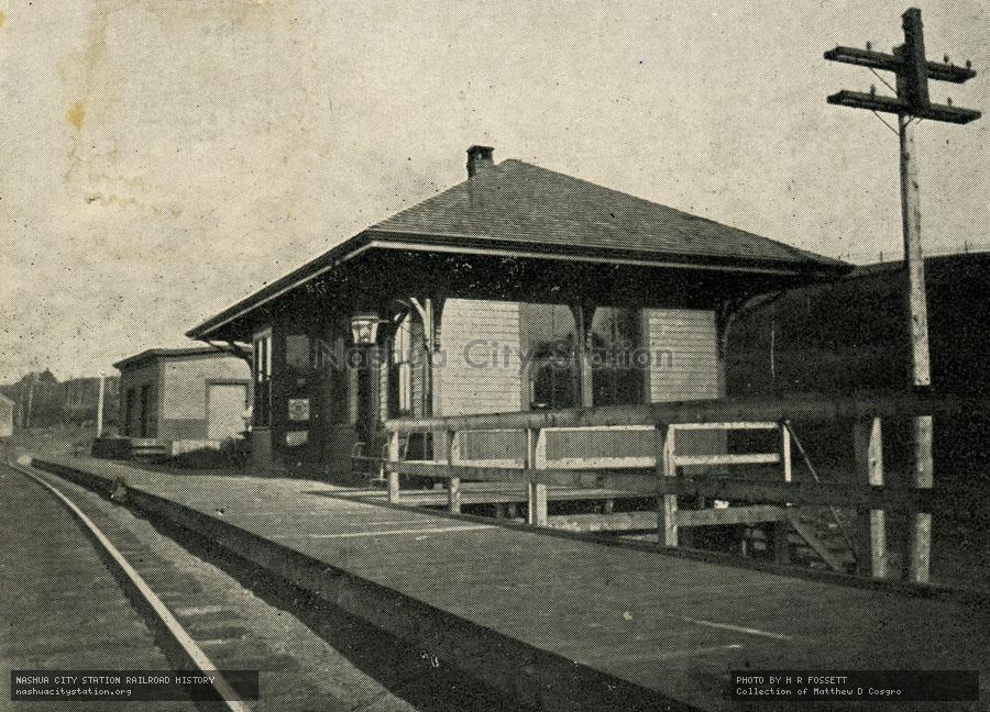 Postcard: Railroad Station, Riverside, Maine